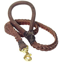 4 FT Braided Leather Dog Leashes for Great Dane 4 FT Braided Leather Dog Leashes for Great Dane