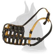 Royal Leather Muzzle for Great Dane Royal Leather Muzzle for Great Dane