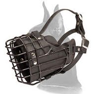 Large Wire Basket Great Dane Muzzle for winter Large Wire Basket Great Dane Muzzle for winter