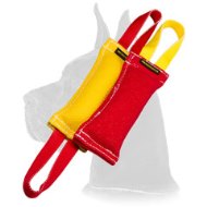 Set Of Two French Linen Great Dane Bite Tugs For Bite Skills Improvement Set Of Two French Linen Great Dane Bite Tugs For Bite Skills Improvement