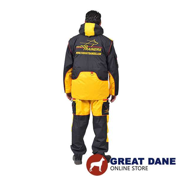 Membrane Fabric Training Bite Suit with Several Pockets